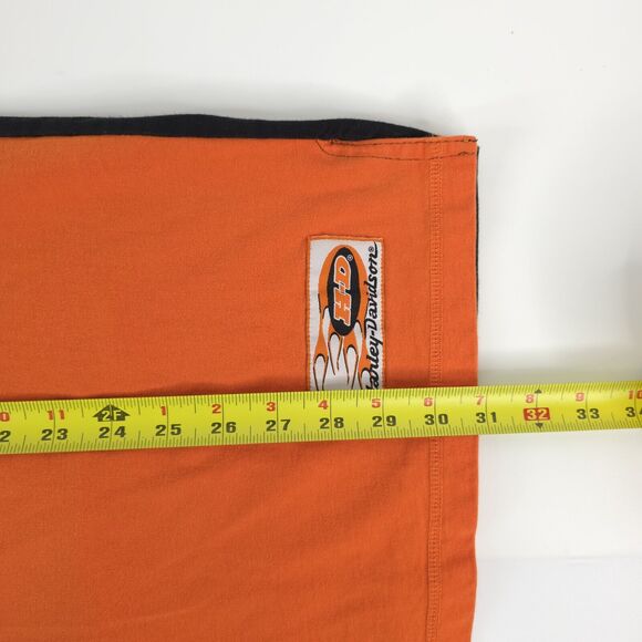 Harley Davidson Heavy Crew Neck Embroider Classic MC Tee Thiensville Wisconsin - Picture 10 of 10